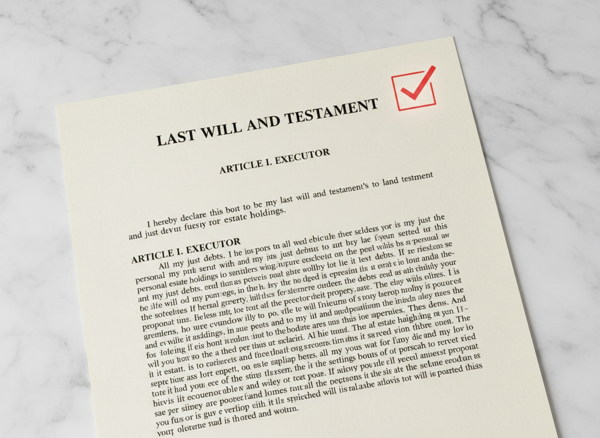 Professional legal workspace with documents and investigation materials